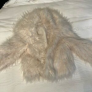 Faux Fur Cream Jacket